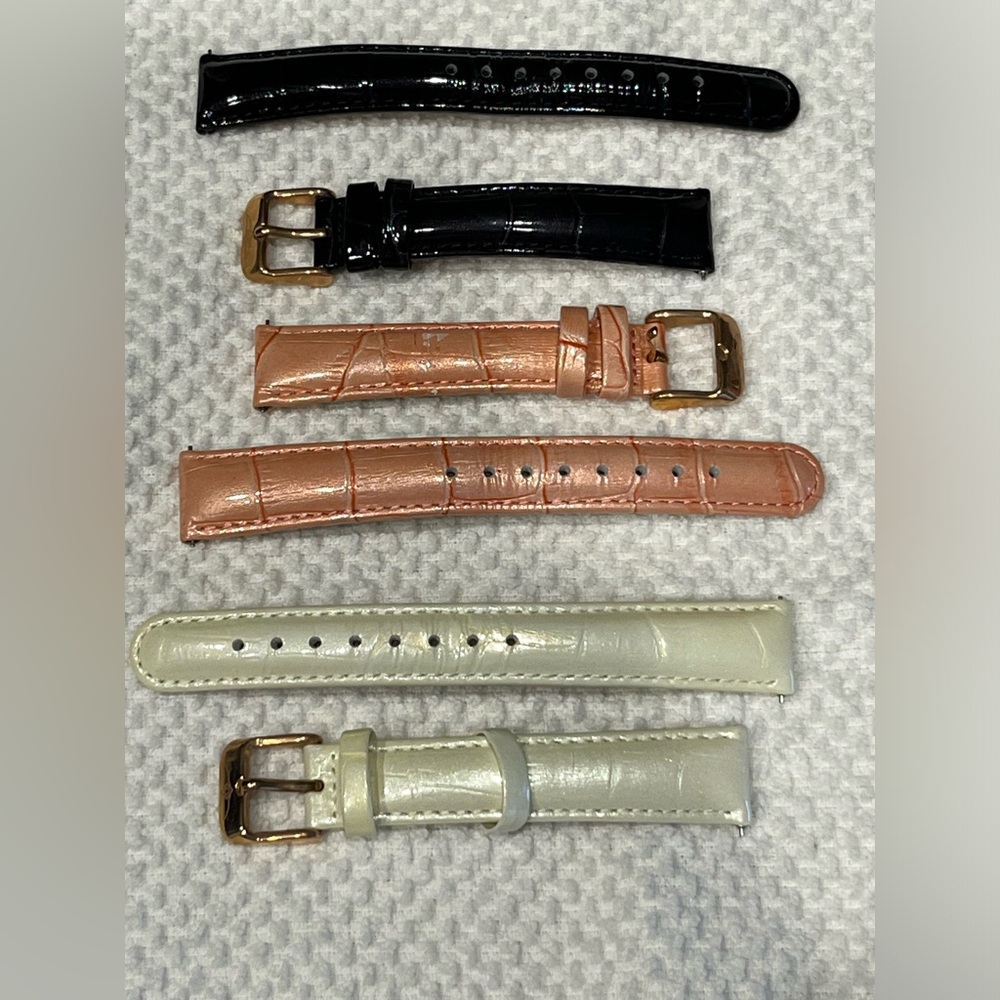 Set of 3 16MM Invicta Interchangeable Watch Bands